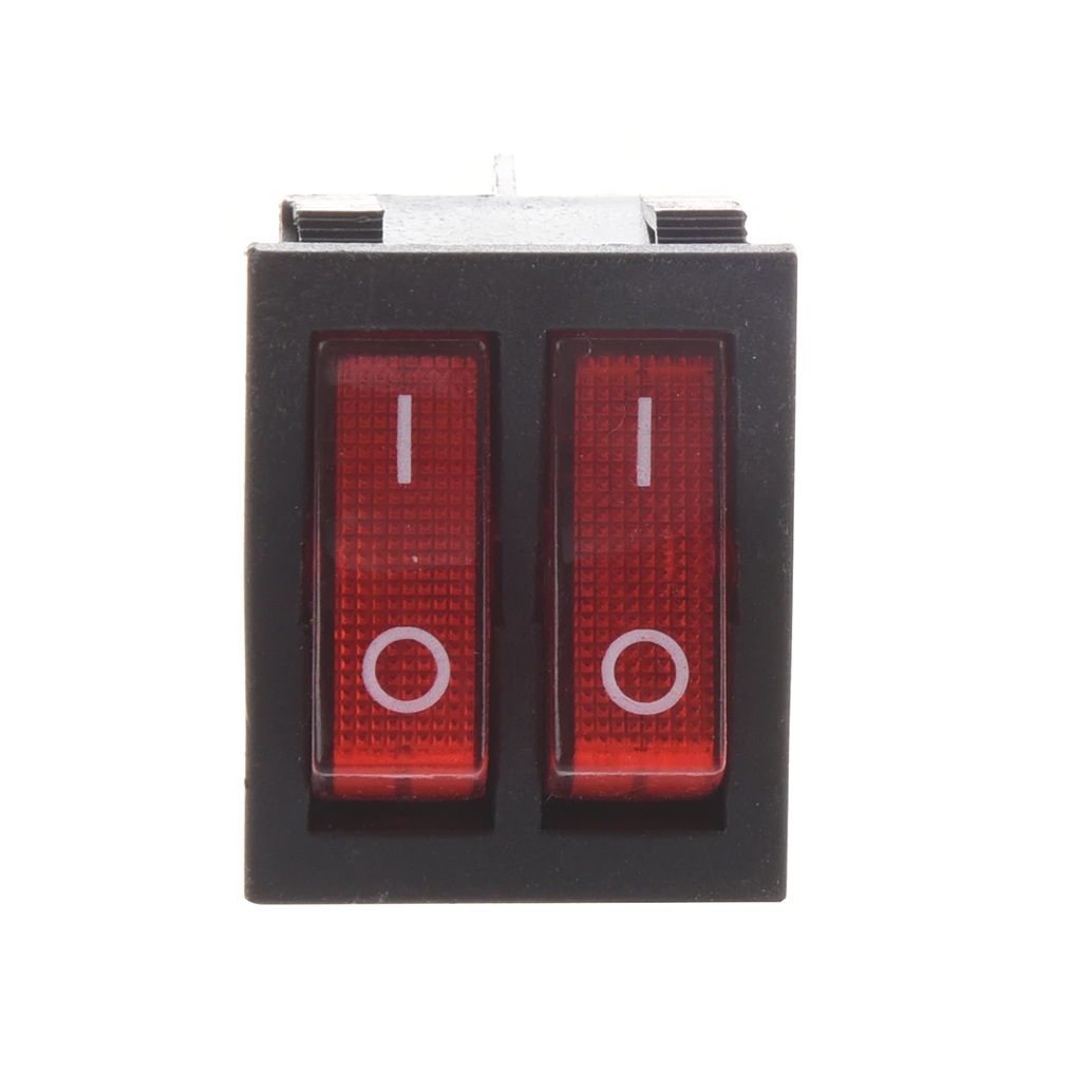 KCD8-212N Dual ON OFF Switch16A/250V 20A/125 VAC 6Pin