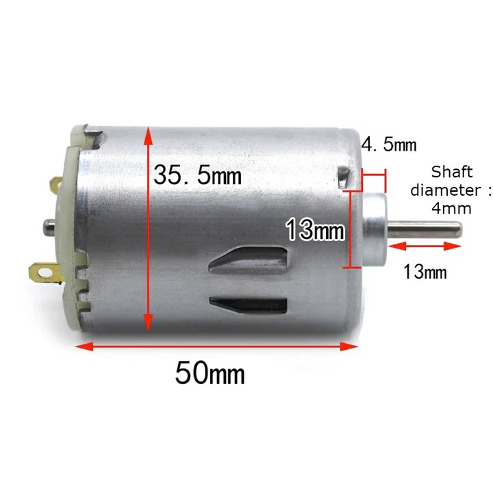 RS540 6V-12V High-Speed DC Motor